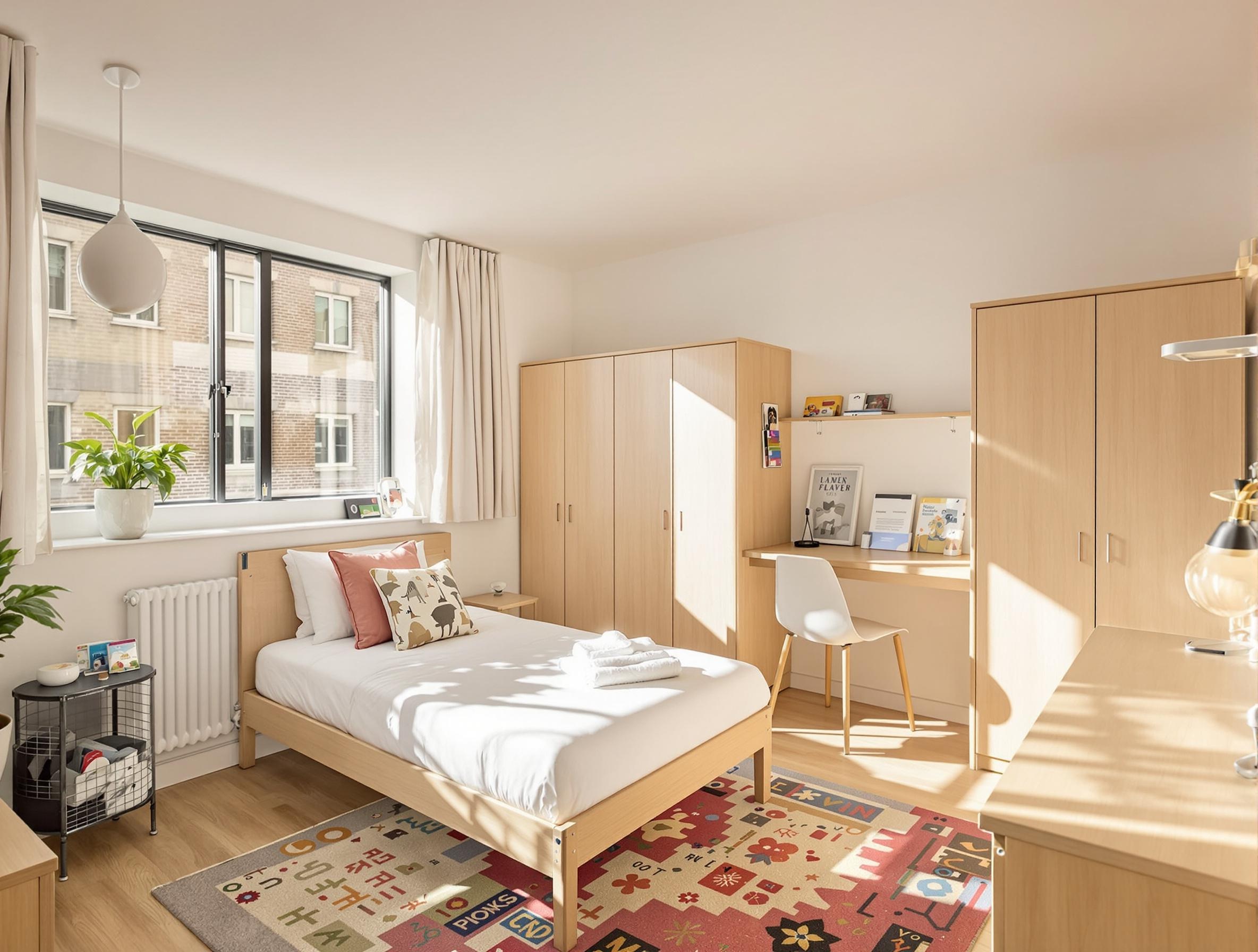 Chambre privative à The Stay Club Camden avec casiers sécurisés.