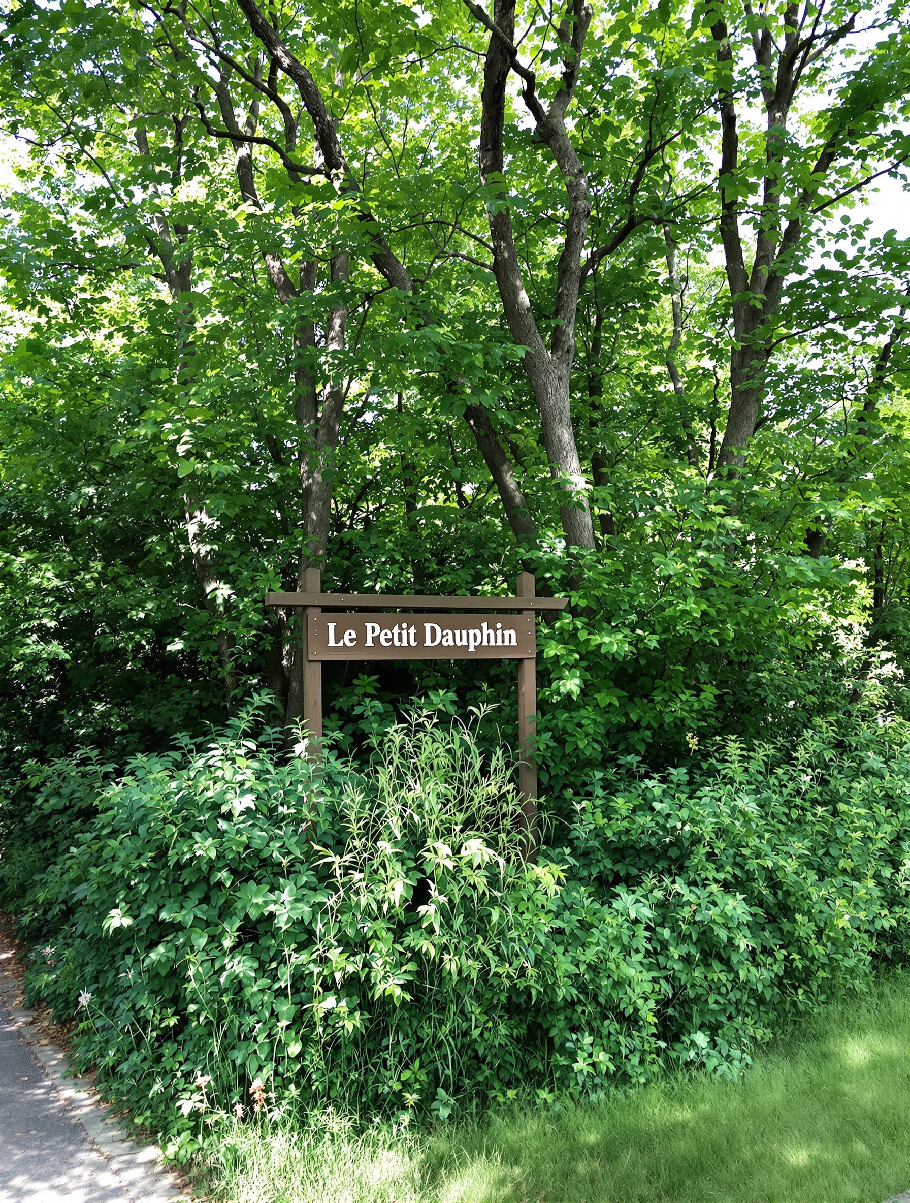 Entrée camping naturiste Le Petit Dauphin Oléron