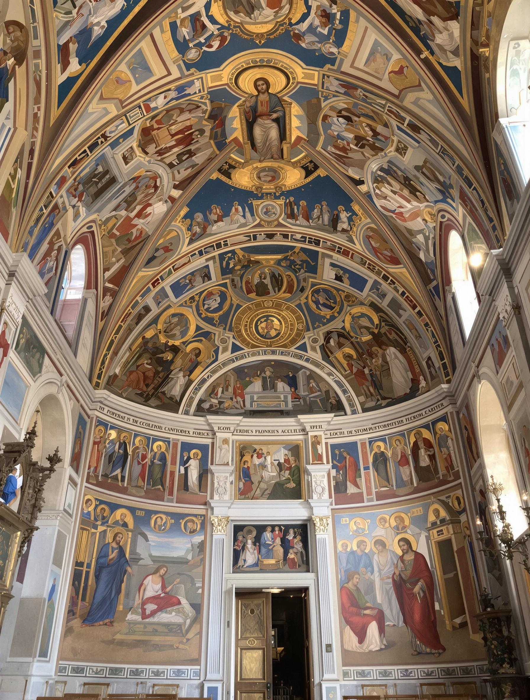 Fresques de Giotto dans la Chapelle des Scrovegni à Padoue