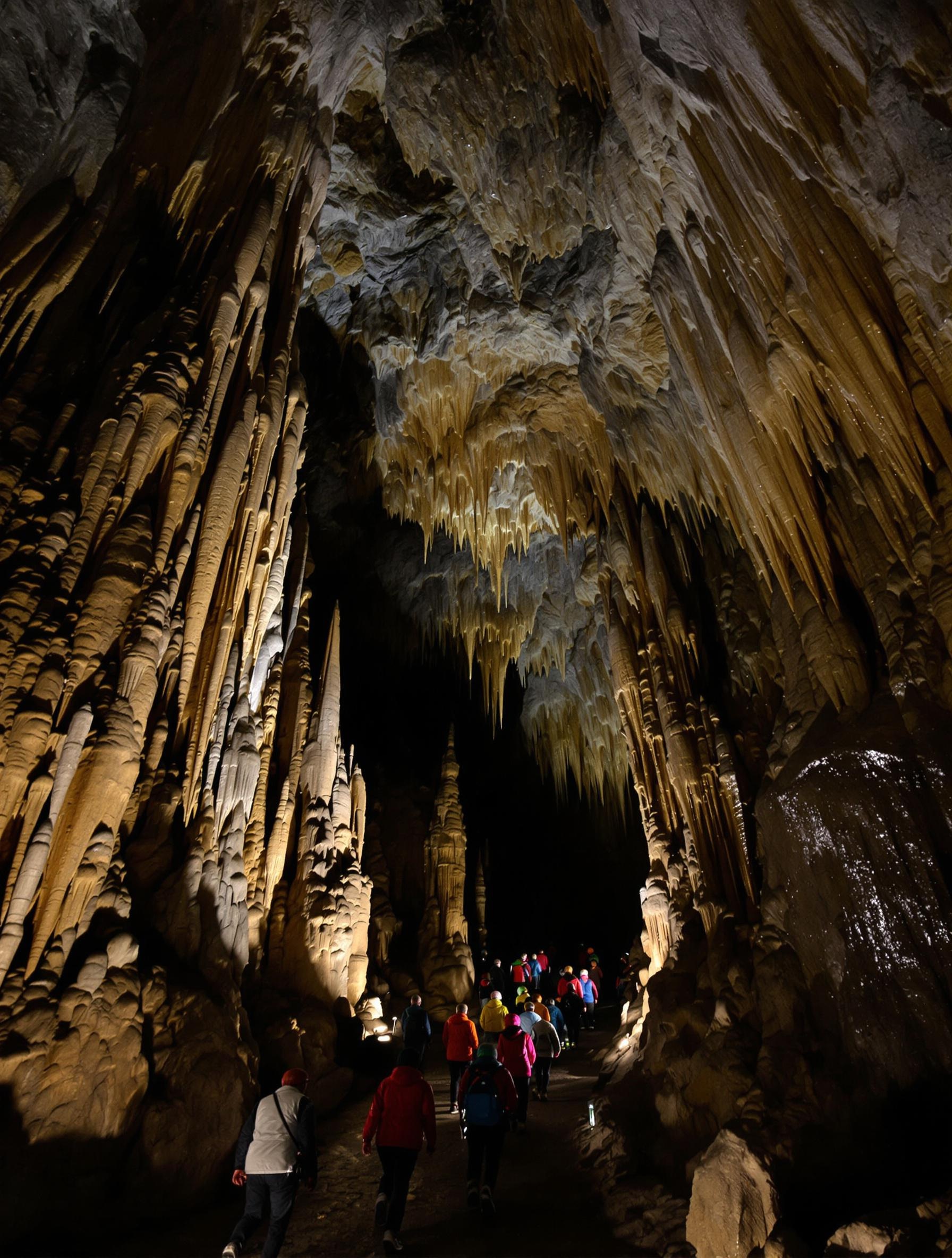 Les Grottes de la Balme, stalactites et stalagmites en Rhône-Alpes
