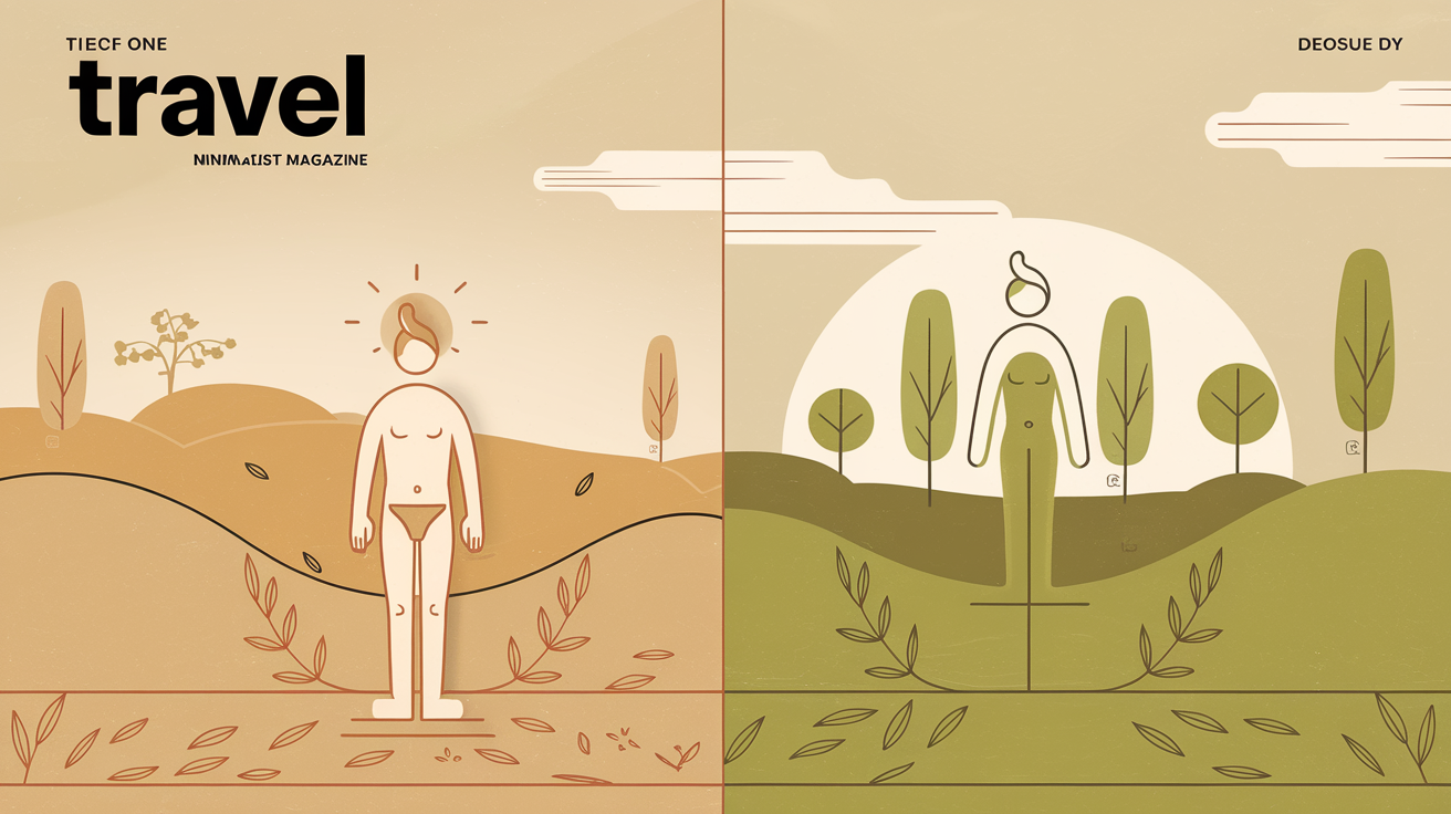 Illustration des différences entre naturisme et nudisme en Crète