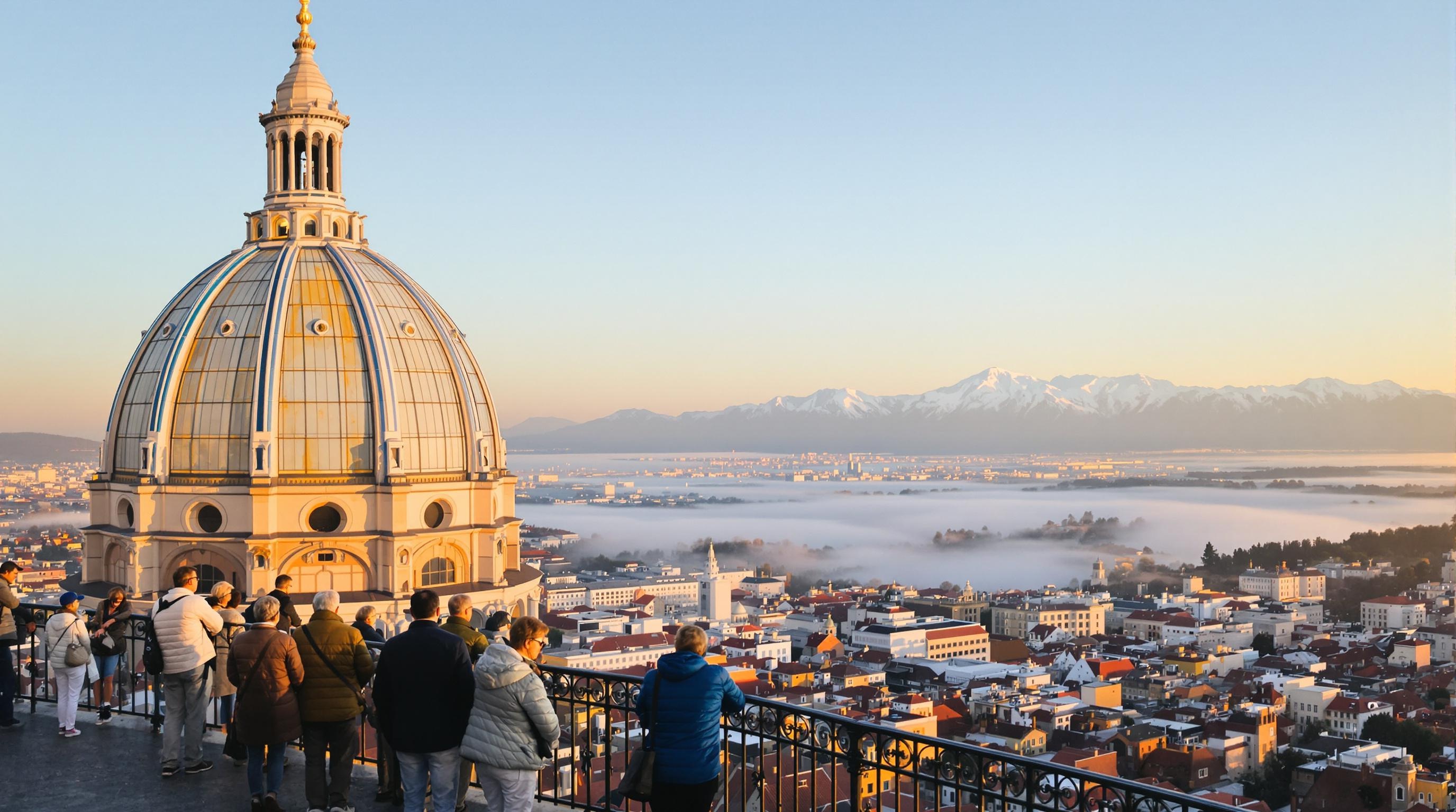 Vue panoramique seniors Mole Antonelliana Turin