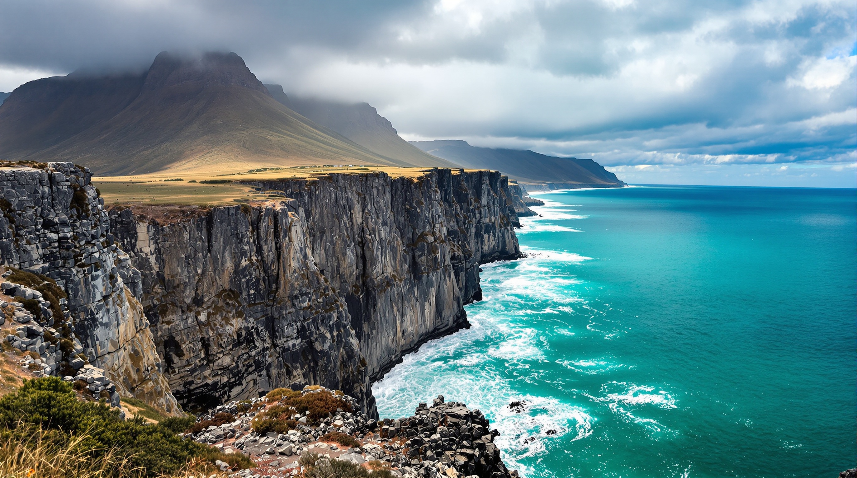 Paysage côtier emblématique Argentine Patagonie Atlantique