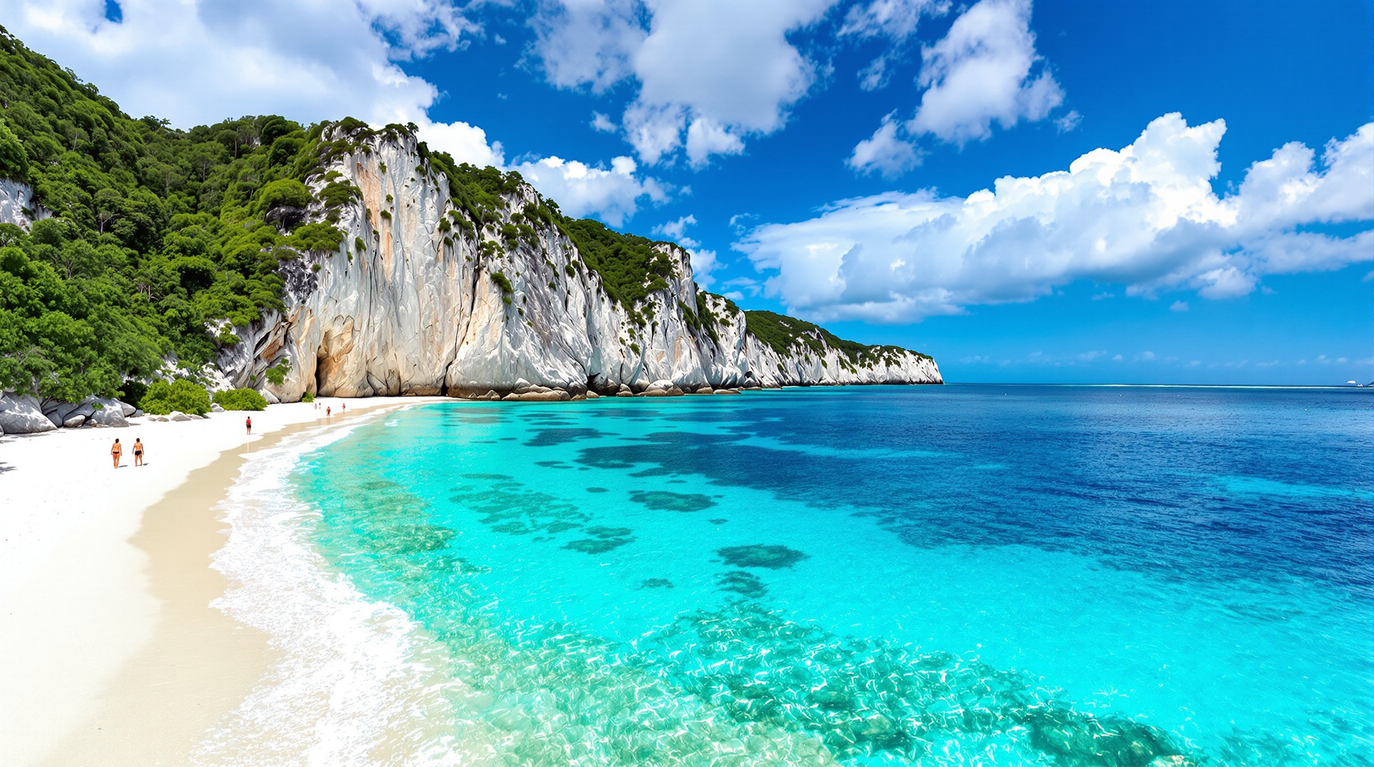 Plage d’Ouvéa ou falaises coralliennes de Maré dans les Îles Loyauté