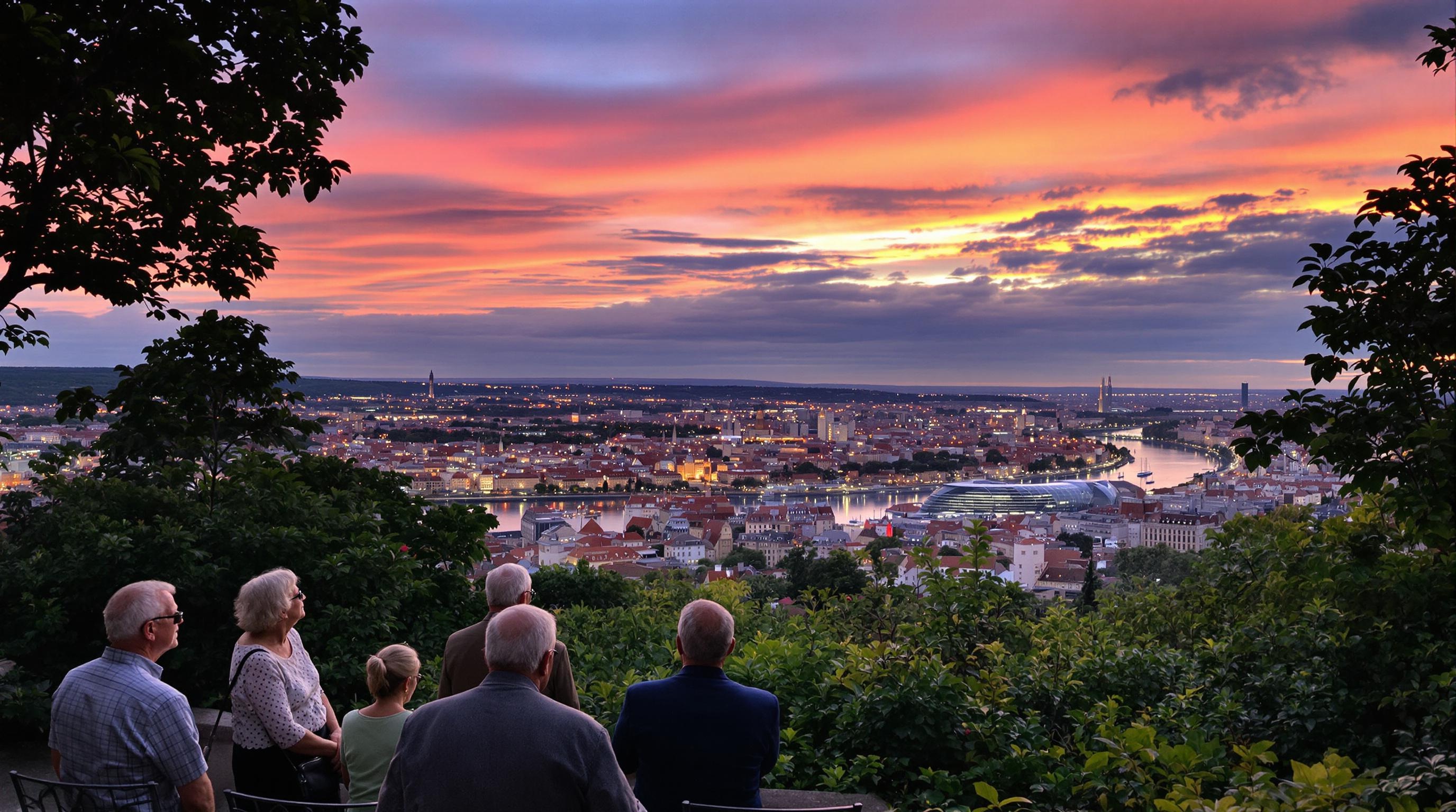 Vue panoramique du Jardin Suspendu de Perrache à Lyon